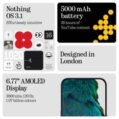 Smartphone Nothing PHONE(3A) 6,77