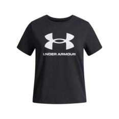 Child's Short Sleeve T-Shirt Under Armour Big Logo Black