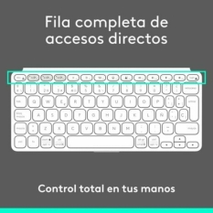 Keyboard Logitech 920-012974 White Grey QWERTY