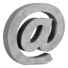 Letter Grey 20 x 4 cm Wood