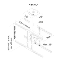 TV Mount Neomounts PLASMA-C100D 75