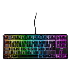 Keyboard Cherry CX-K4V2-RGB-TKL-R-ES Black Spanish QWERTY