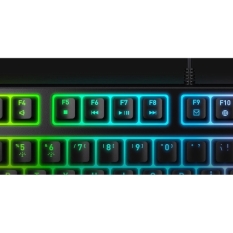 Keyboard Cherry CX-K4V2-RGB-TKL-R-ES Black Spanish QWERTY