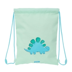 Backpack with Strings Safta Dino Green 26 x 34 x 1 cm