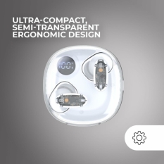 Wireless Earphones with Charging Case Mars Gaming MHIB2W White