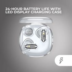 Wireless Earphones with Charging Case Mars Gaming MHIB2W White
