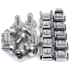 Holder Startech CABSCREWM6 Silver Stainless steel (50 Units)