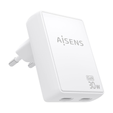 Wall Charger Aisens ASCH-30W2P075-W White 30 W
